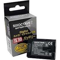 Amazon.co.jp: SIXOCTAVE リチウムイオンバッテリー BN-VG114/BN-VG119